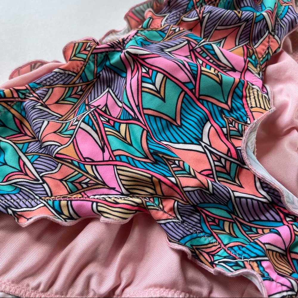 ✨ Target Multi-Color Ruched Cheeky Bikini Bottom ✨ - Picture 2 of 3